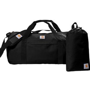 ✨NWT✨ Carhartt canvas packable duffel and utility pouch in black